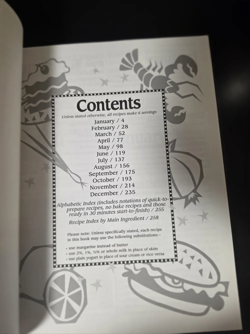 365 Quick, Easy & Inexpensive Dinner Menus - Blue Plaid Soft Cover